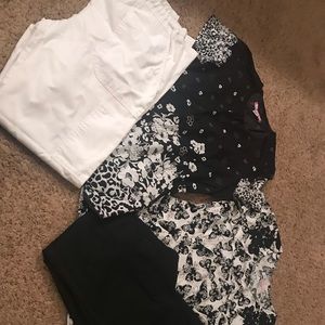 XS assortment of scrubs